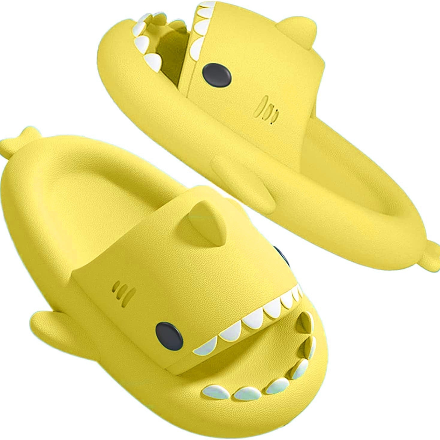 「binfenxie」Luxuriously Soft Shark Slippers - Perfect for Summer Poolside Lounging!