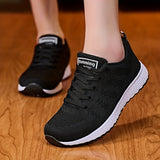「binfenxie」Women's Breathable Lace-up Casual Sneakers, Comfortable Walking Shoes, Sports Shoes, Running Shoes