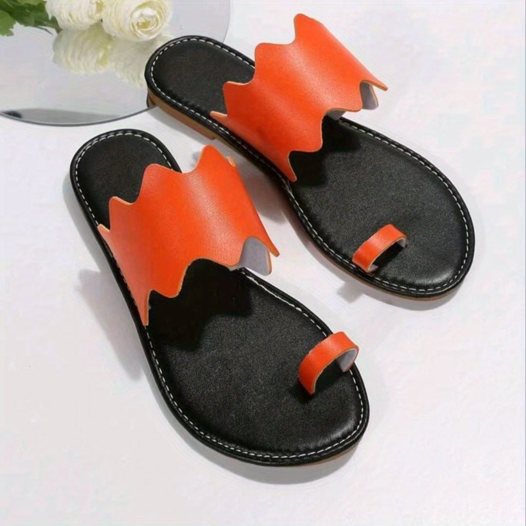 「binfenxie」Women's Lightweight Clip Toe Open Toe Slippers - Comfort and Style with Toe Loop Sandals & Flip Flops