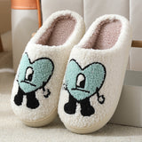 「binfenxie」Cute Cartoon Plush Bedroom Slippers - Anti-Slip Home Shoes for Comfort and Style!