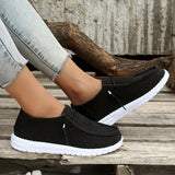 「binfenxie」Women's Lightweight Canvas Shoes, Solid Color Lace Up Low Top Comfy Casual Sneakers, Women's Walking Shoes