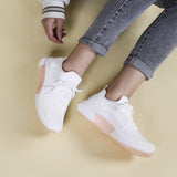 「binfenxie」Women Lace-up Front Running Shoes