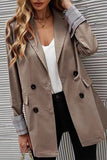 Fashion Work Solid Buttons Turndown Collar Outerwear(6 colors)