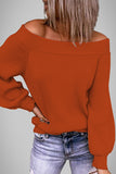Sexy Work Solid Solid Color Off the Shoulder Tops