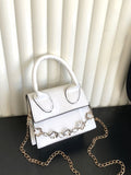 Mini Minimalist Chain Square Bag  - Women Satchels