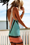 binfenxie Summer Beach Bikini Swimsuit Sun Protection Mini Dress