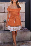 Binfenxie Bohemian Short Sleeve Dress(3 Colors)