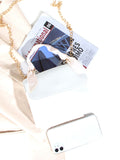 Minimalist Knot Decor Chain Satchel Bag  - Women Satchels