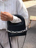 Chain Decor Satchel Bag  - Women Satchels