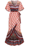 Binfenxie Bohemian Printed Midi Dress(3 colors)