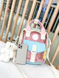 Clear Backpack with Bag Charm  - Women Satchels